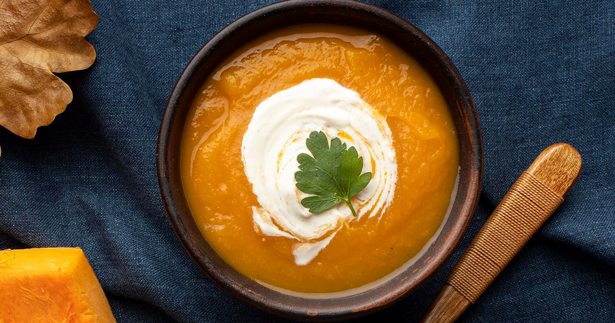 Kürbiscremesuppe mit Ingwer | Verbraucherzentrale.de