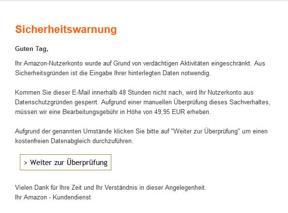 Phishing Amazon