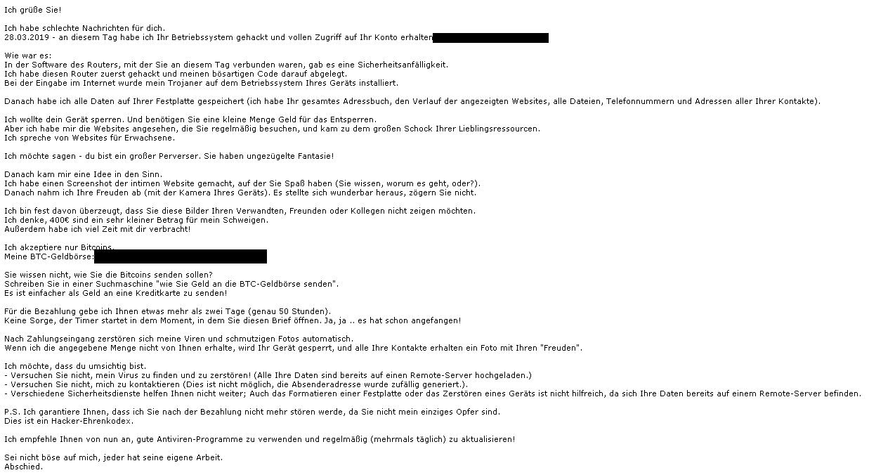 T online bitcoin erpressung