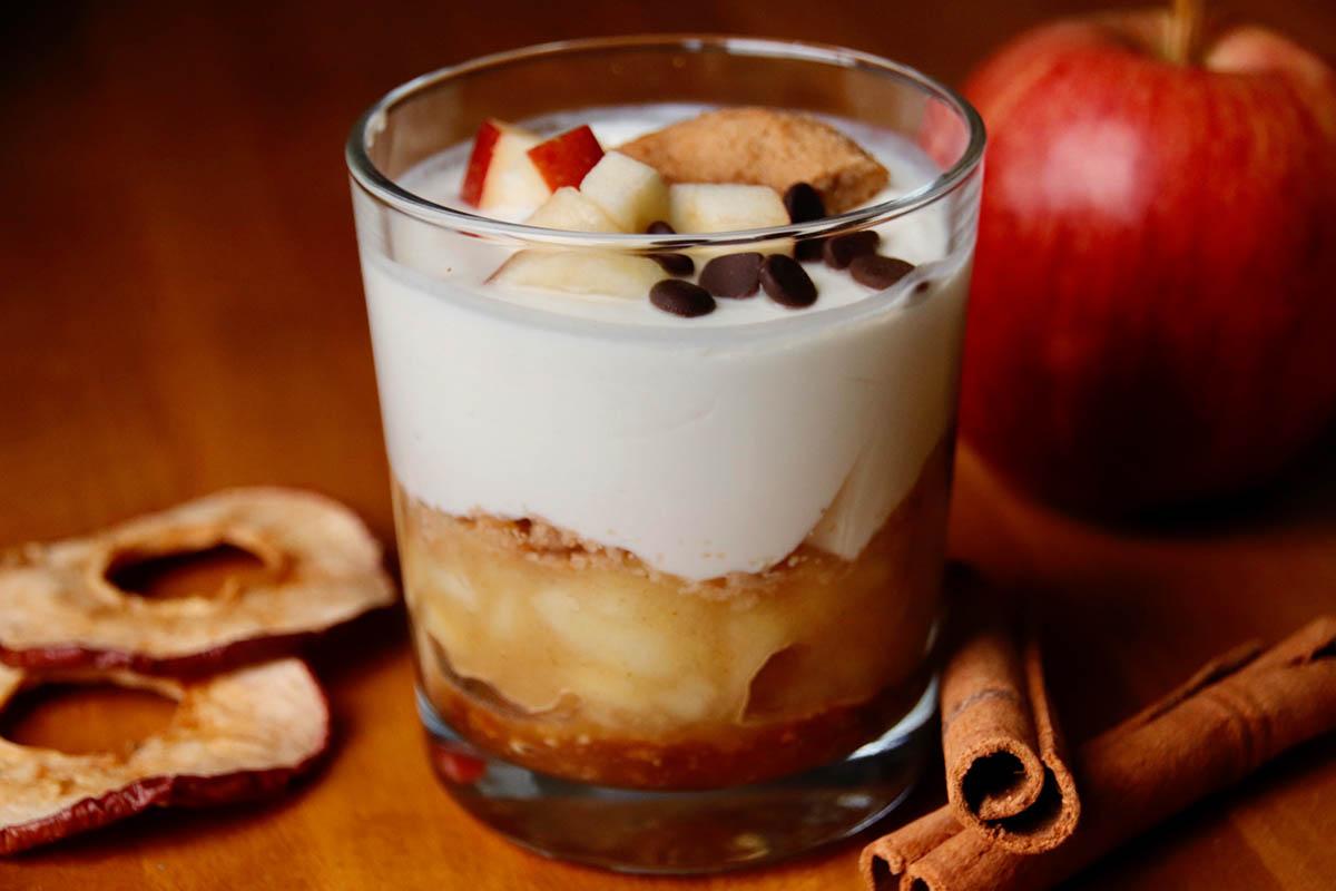 Ein Dessert im Glas