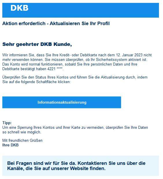 DKB Phishing