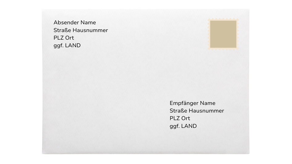 Brief Beschriften So Geht s Richtig Verbraucherzentrale de