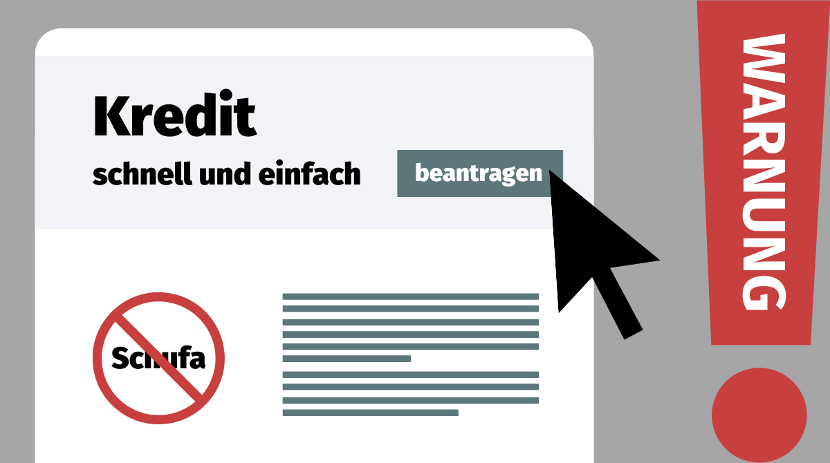 Kredit Trotz Negativer Schufa Ohne Vorkasse Kredit trotz negativer Schufa? Vorsicht bei unseriösen Kreditwebseiten