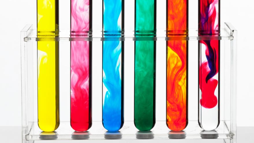 Bunte Reagenzgläser