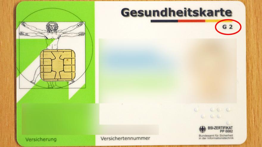 Gesundheitskarte g2 auslesen