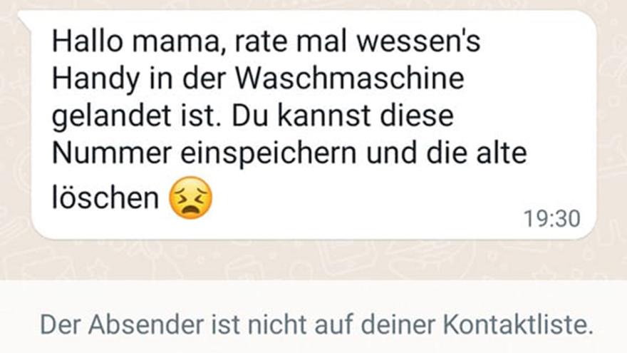 Hallo Papa Das Ist Meine Neue Nummer Antworten "Hallo Mama", "Hallo Papa" – Betrugsversuche über WhatsApp und SMS