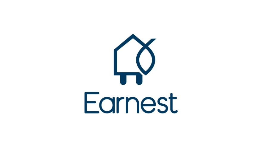 Screenshot des Startbidschirms der App "Earnest"