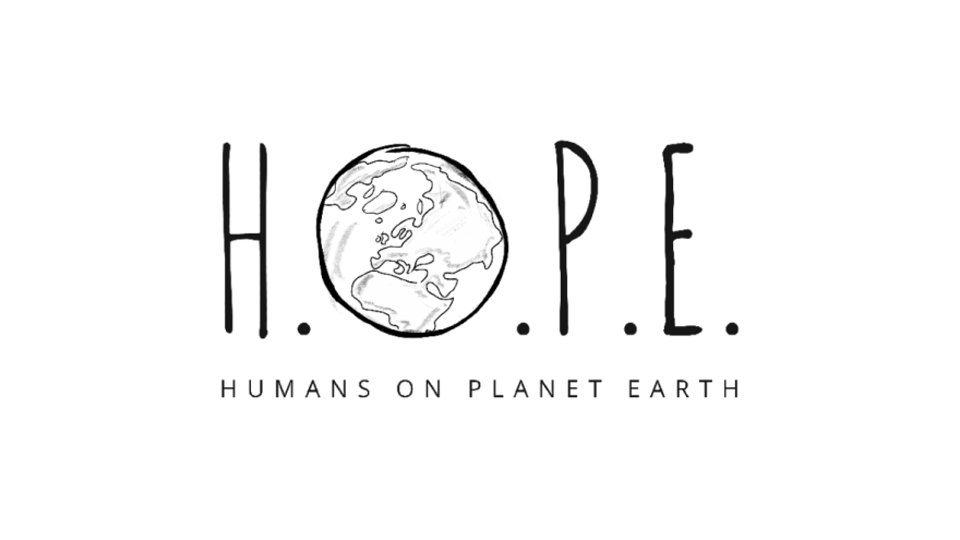 Start-Screen der App "H.O.P.E. - Humans on Plant Earth"