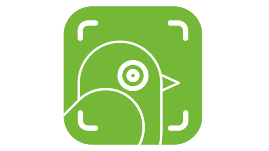 Illustration eines Vogels als App-Logo
