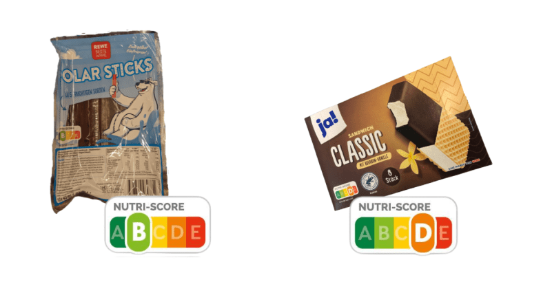 Nutri-Score Eis