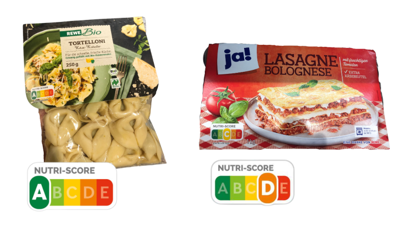 Nutri-Score Tortellini Lasagne