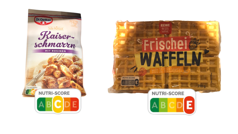 Nutri-Score Waffeln Kaiserschmarrn